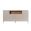 Consola, Nordure, Rialto, 160x80x40 cm, PAL, Gresie / Stejar Safir