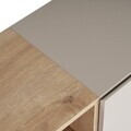 Consola, Nordure, Rialto, 160x80x40 cm, PAL, Gresie / Stejar Safir