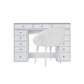 Set masă și scaun machiaj (2 piese), Nordure, Eloria, Alb