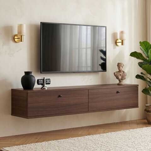 Comoda TV, Nordure, Ligne 140, 140x25x25 cm, Nuc Milano