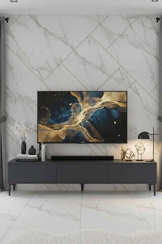 Comoda TV, Hanah Home, Didema 180, 180x40.5x30 cm, Antracit