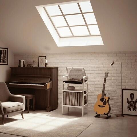 Suport pentru pick-up, Hanah Home, CPT4831-50, 50x90x40 cm, PLACAJ CARPEN, Natural