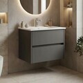 Dulap de baie cu chiuvetă, Hanah Home, Arno 65, Antracit