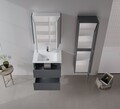 Dulap de baie cu chiuvetă, Hanah Home, Arno 65, Antracit