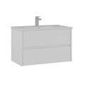 Dulap de baie cu chiuvetă, Hanah Home, Side 85 v2, Alb mat