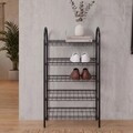 Suport pentru pantofi, Hanah Home, Lyra, 64x108x30 cm, Negru