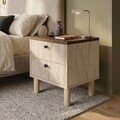 Noptiera, Hanah Home, Rayme, 44.5x49.5x40 cm, Travertin / Nuc Venezia