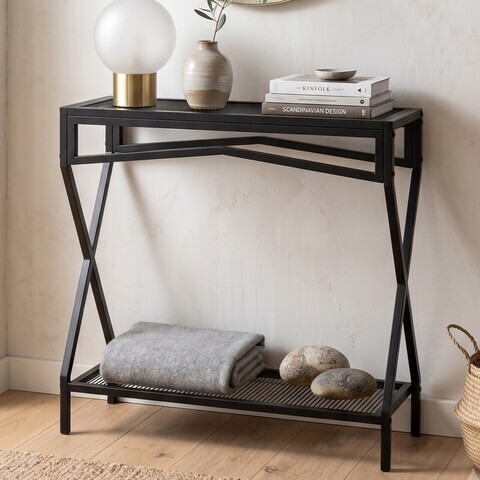 Bufet, Hanah Home, Gilda, 76x83x30 cm, Negru
