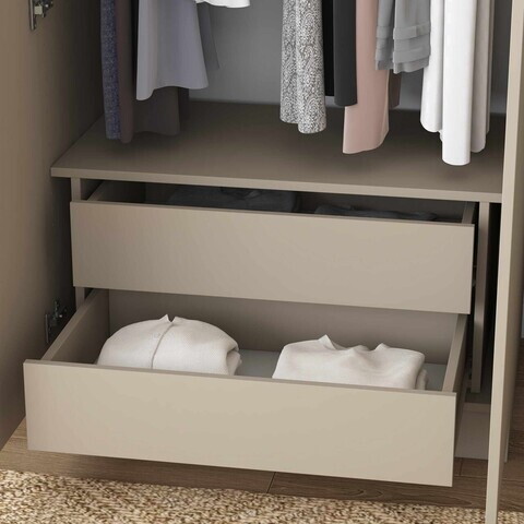 Dulap pentru haine, Hanah Home, BA139, 86.2x39.8x50 cm, Gresie