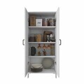 Dulap de baie, Hanah Home, KC114, 60x133.6x32.5 cm, Alb