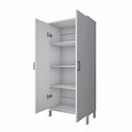 Dulap de baie, Hanah Home, KC114, 60x133.6x32.5 cm, Alb