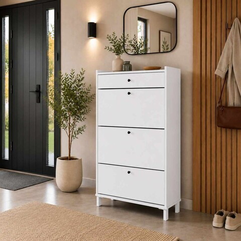 Pantofar, Hanah Home, EB117, 74.2x131.8x29.2 cm, Alb
