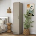 Dulap pentru haine, Hanah Home, BA292, 45x210x57.5 cm, Gresie