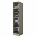 Dulap pentru haine, Hanah Home, BA292, 45x210x57.5 cm, Gresie