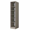 Dulap pentru haine, Hanah Home, BA292, 45x210x57.5 cm, Gresie
