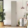 Dulap pentru haine, Hanah Home, BA310, 45x210x57.5 cm, Gresie