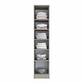 Dulap pentru haine, Hanah Home, BA310, 45x210x57.5 cm, Gresie
