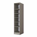 Dulap pentru haine, Hanah Home, BA310, 45x210x57.5 cm, Gresie
