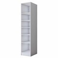 Dulap pentru haine, Hanah Home, BA302, 45x210x57.5 cm, Alb