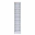 Dulap pentru haine, Hanah Home, BA302, 45x210x57.5 cm, Alb