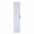 Dulap pentru haine, Hanah Home, BA302, 45x210x57.5 cm, Alb