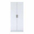 Dulap pentru haine, Hanah Home, BA253, 90x210x57.5 cm, Alb