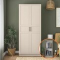 Dulap pentru haine, Hanah Home, BA248, 90x210x57.5 cm, Gresie