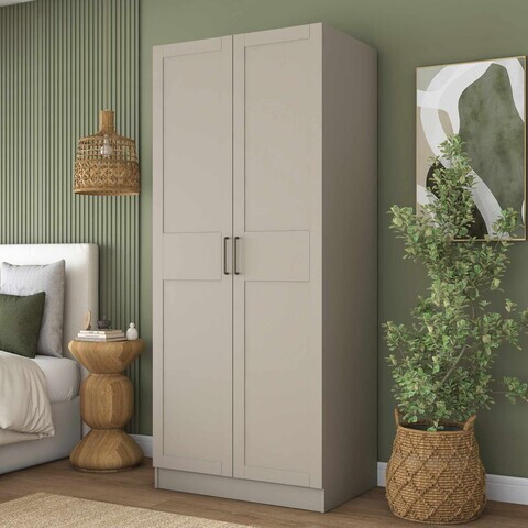 Dulap pentru haine, Hanah Home, BA287, 90x210x57.5 cm, Gresie