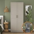 Dulap pentru haine, Hanah Home, BA287, 90x210x57.5 cm, Gresie