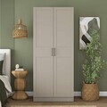 Dulap pentru haine, Hanah Home, BA287, 90x210x57.5 cm, Gresie