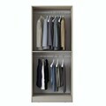 Dulap pentru haine, Hanah Home, BA287, 90x210x57.5 cm, Gresie