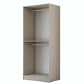 Dulap pentru haine, Hanah Home, BA287, 90x210x57.5 cm, Gresie