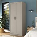 Dulap pentru haine, Hanah Home, BA305, 90x210x57.5 cm, Gresie