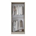 Dulap pentru haine, Hanah Home, BA305, 90x210x57.5 cm, Gresie