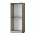 Dulap pentru haine, Hanah Home, BA305, 90x210x57.5 cm, Gresie