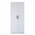 Dulap pentru haine, Hanah Home, BA296, 90x210x57.5 cm, Alb