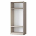 Dulap pentru haine, Hanah Home, BA250, 90x210x57.5 cm, Gresie