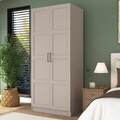Dulap pentru haine, Hanah Home, BA275, 90x210x57.5 cm, Gresie