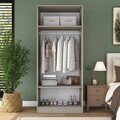 Dulap pentru haine, Hanah Home, BA275, 90x210x57.5 cm, Gresie