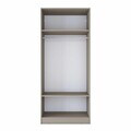 Dulap pentru haine, Hanah Home, BA275, 90x210x57.5 cm, Gresie