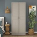 Dulap pentru haine, Hanah Home, BA289, 90x210x57.5 cm, Gresie