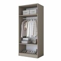 Dulap pentru haine, Hanah Home, BA307, 90x210x57.5 cm, Gresie