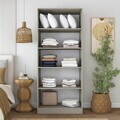 Dulap pentru haine, Hanah Home, BA288, 90x210x57.5 cm, Gresie