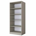 Dulap pentru haine, Hanah Home, BA288, 90x210x57.5 cm, Gresie