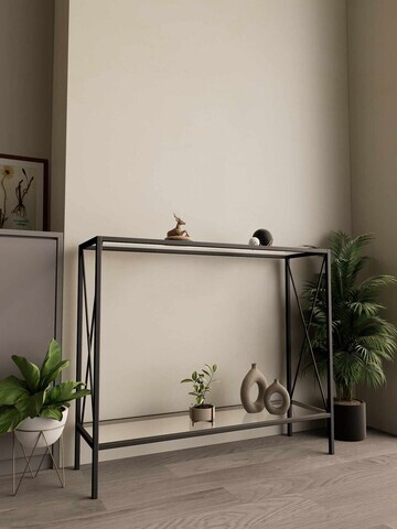 Bufet, Hanah Home, Florya, 80x85x30 cm, Negru