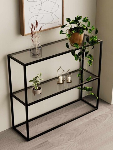 Bufet, Hanah Home, Oskar, 80x85x30 cm, Negru