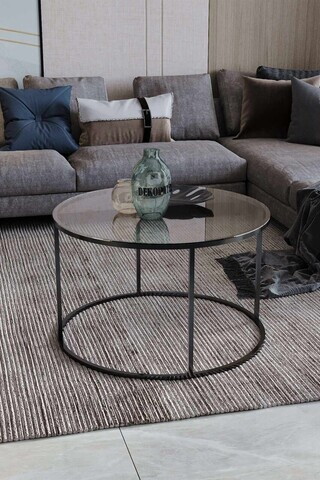 Masuta de cafea, Hanah Home, Royal, Negru