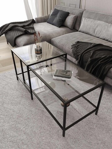 Set masute de cafea, Hanah Home, Perla, Negru