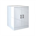 Dulap masina de spalat, Hanah Home, 1016.11, 70x90x69 cm, PAL MELAMINAT, Alb