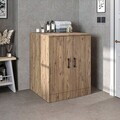 Dulap masina de spalat, Hanah Home, 1016.55, 70x90x69 cm, PAL MELAMINAT, Maro